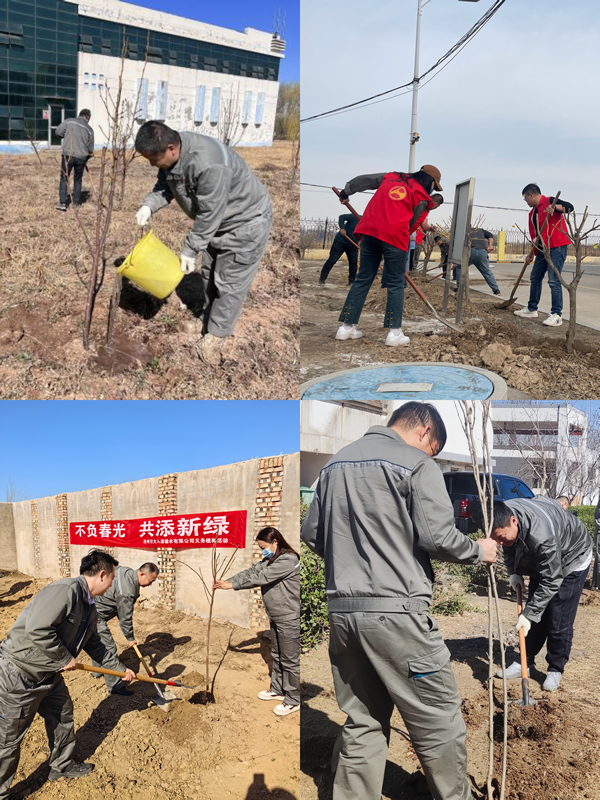 義務(wù)植樹添新綠 文明實踐護水源